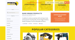 Desktop Screenshot of contractorservice.com